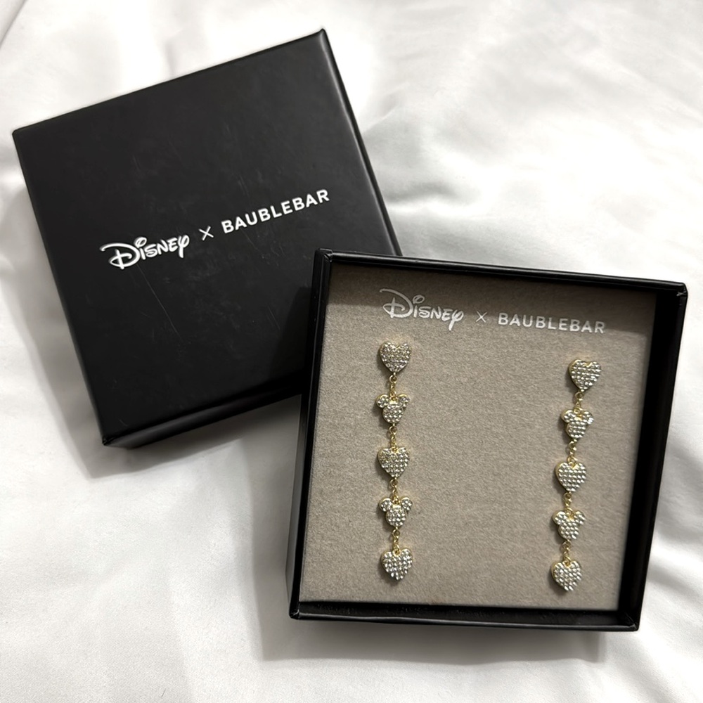 Disney x Baublebar Mickey Mouse Drop Statement Earrings